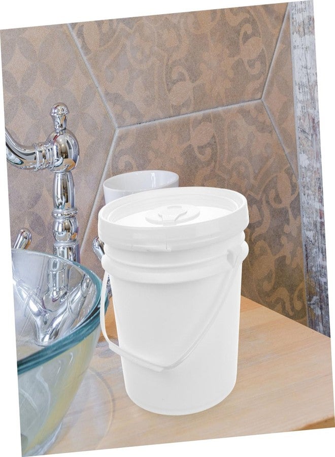 NIYANGLE 2pcs Plastic Wipes Storage Bucket with Lid Versatile Wet Towel Dispenser for Bathroom Material Keeps Wipes Moist Fresh - Image 4